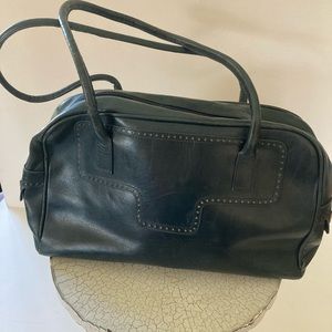 Stuart Weitzman Made in Spain Leather Shoulder Bag